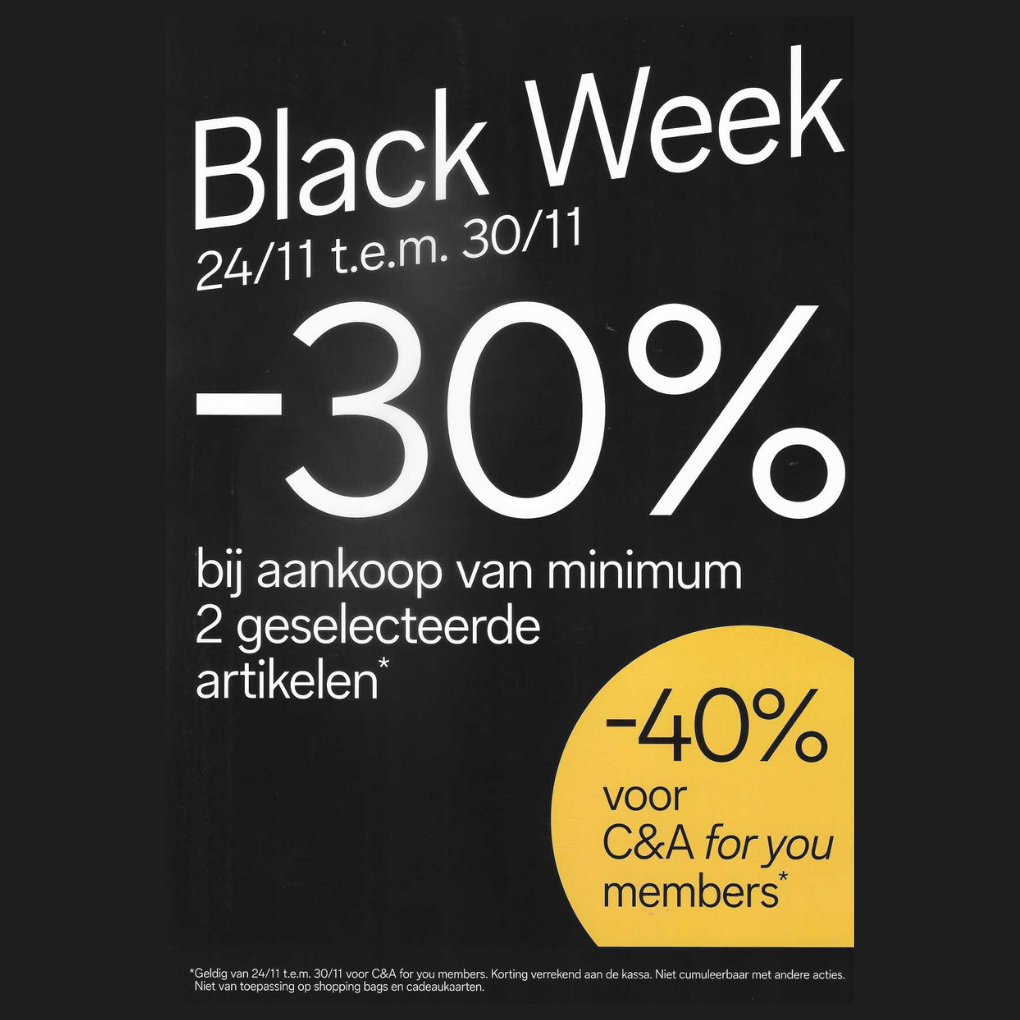 C&A Ring Kortrijk - Black Friday 2025