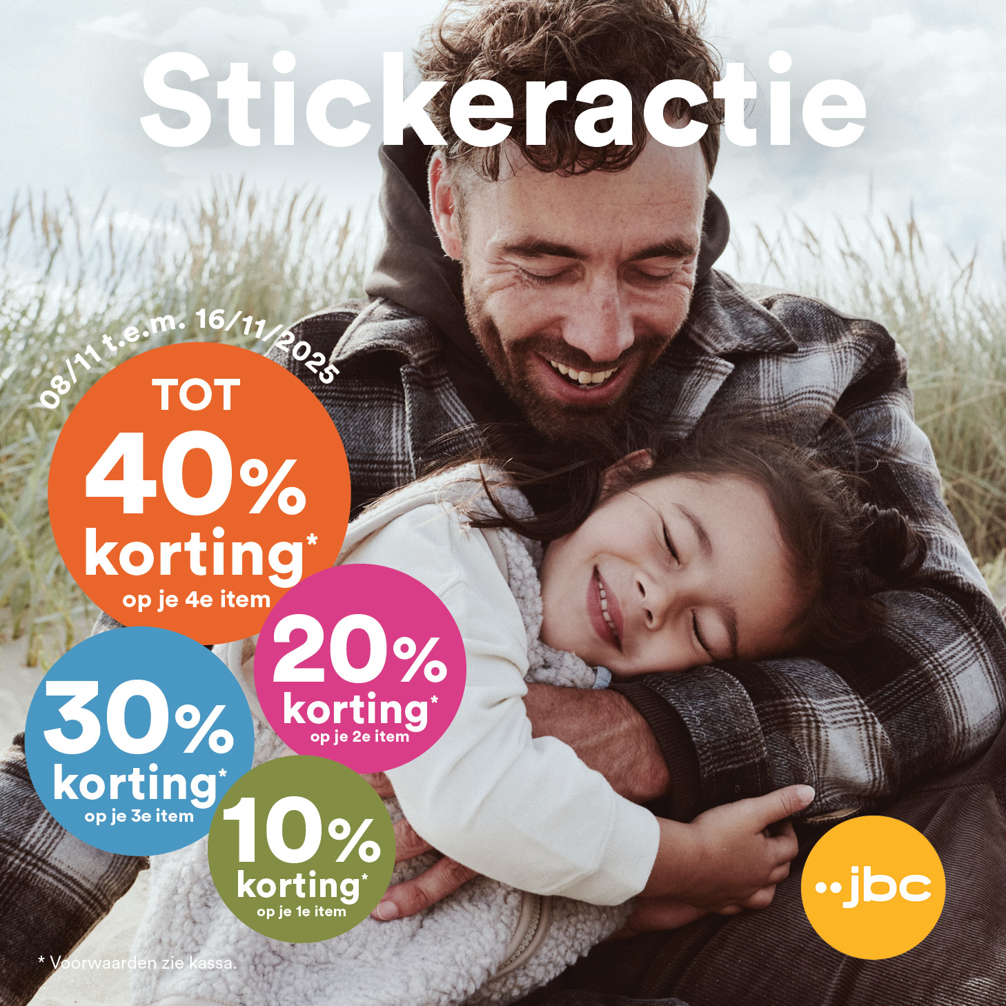 JBC - Stickeractie
