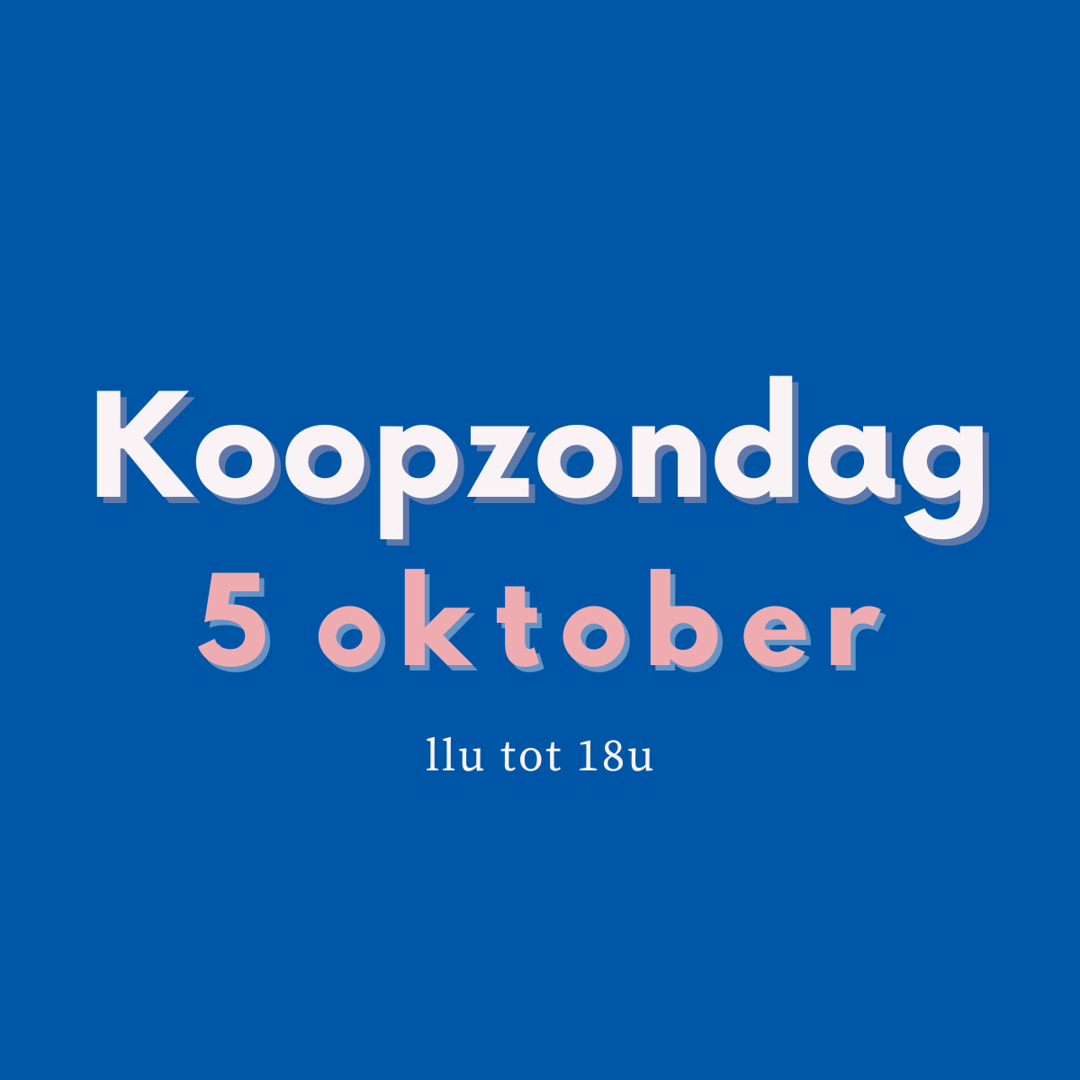 Koopzondag 5.10 - Ring Kortrijk