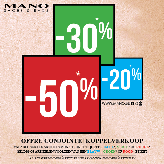 Promoties Mano - Ring Kortrijk